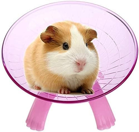 Litewood Hamster Flying Saucer Wheel, Silent Running Spinning Wheel Toy for Dwarf Hamster Gerbil Mouse