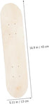 Hand-Painted Beginner Kid Skateboard, Unfinished 7 Ply Deck for DIY