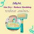 Deshedding Dog Bath Brush, Curry Brush for Short-Hair Dogs, Shampoo, Massage and Deshed, Use Wet or Dry, Professional