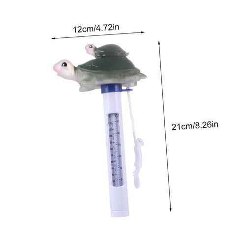 Swimming 0-50c, BESTonZON Floating Pool Thermometer Turtle Shape for Pools and Hot Tubs, Waterproof Water Temperature