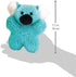 Zanies Cuddly Berber Baby Koala Dog Toy, Blue, 8-Inch