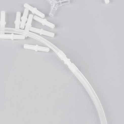NGe 30 Pieces 4mm/3/16" OD Plastic Aquarium Air Line Tubing Connector Splitter for 4mm/3/16" ID Air Hose
