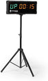 2-Sided 2.5-6.5-feet, Titan Fitness Tripod Timer Stand for Gym Timer with Remote, Adjusts Black