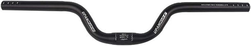 UPANBIKE 25.4mm Bike Handlebar Riser, 80mm Aluminum Alloy, 520mm Length for Fixed Gear Road Bicycle (Black)