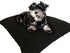 DIY Durable Tough Black Canvas Pet Dog Bed Pillow Cover, Waterproof Resistant Case Set for Medium Large Dogs, Covers