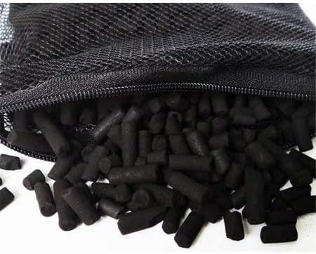 1 lb Activated Charcoal Carbon Pellets in Free Mesh Media Bag for Aquarium Fish Pond Tank Canister Filter