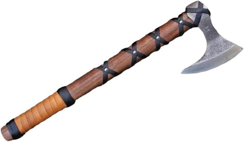 Viking Axe of Ragnar Lothbrok High Carbon Steel Hunting Axe with Leather Sheath