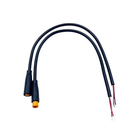 ESDEITT M6 3Pin Set (1 Transmission(25cm+25cm) Waterproof Male & Female Pigtail Cable Pair),Ideal for LED