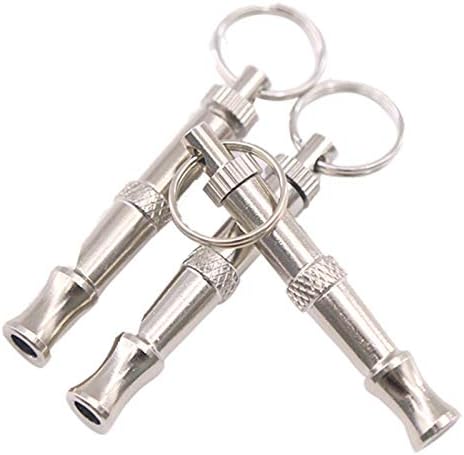 3 Pack Dog Whistle Training, Ultrasonic Sound to Stop Barking, Adjustable Frequencies for Recall & Control