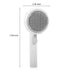 Pet Grooming Brush,Cat Brush for Shedding,Self Cleaning Slicker Brush for Short and Long Haired Dogs Cats Rabbits,Dog Brush Gently Removes Loose Undercoat, Mats and Tangled Hair-Pumpkin White