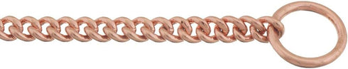 Alvalley Metal Chain Dog Show Collar - Adjustable Slip Collar for Toy, Small, Medium, Large, Extra Large Dogs (Rose