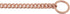 Alvalley Metal Chain Dog Show Collar - Adjustable Slip Collar for Toy, Small, Medium, Large, Extra Large Dogs (Rose