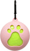 Dog Accessory Ball Holder - Lightweight Silicone Leash Attachment for Convenient Fun Playtime (Pink)