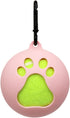 Dog Accessory Ball Holder - Lightweight Silicone Leash Attachment for Convenient Fun Playtime (Pink)
