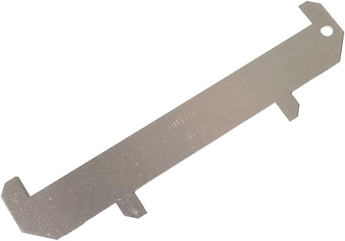 JCS 6-3/4x3-3/8 Aluminum Lobster Gauge - Legal Sizing Tool for Outer Cape