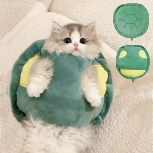 Cute Cat Costumes Turtle Shell Kawaii Kitten Clothes, Dog Puppy Vest Pet Apparel (Small, Turtle Shell)