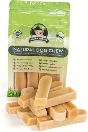 Authentic Himalayan Yak Cheese for Dogs - Small (Pack of 10) - Rawhide-Free, NO preservatives, Sourced from Pristine