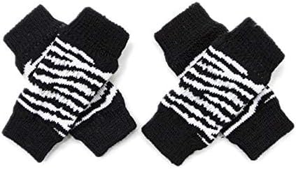 Dog Leg Warmers, Paw Protector Hock Protector for Dogs, Knee Pads Joint Support (Zebra, L 9.9-13.2 lbs)