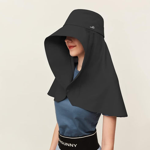 Women’s Wide Brim Sun Hat for Hiking Fishing with Large Neck Flap UPF 50+ Sun Protection Hat SLH3M079