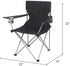 BEDKHGT Quad Folding Camp Chair with Cup Holder Portable Outdoor Seat with Carry Bag for Camping and Outdoor Activities