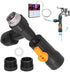 GLOGLOW Aquarium Water Changer - Fish Water Changer Faucet Adapter with 2 Nozzles & Control Valve Assembly