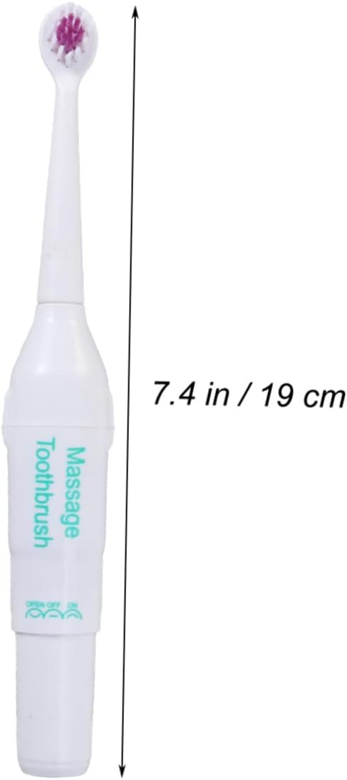 VANZACK 3pc Professional Electric Toothbrush for Pets Portable Random Color and Gums Durable Acoustic Cleaning for All