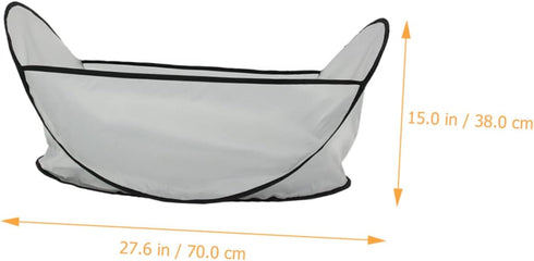 Foldable Dog Haircut Bib - Washable Grooming Cloth for Cats and Dogs