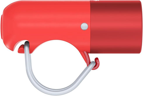Plugger Front Bike Light - Post-Box Red