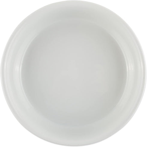 Bone Dry Pet Bowl Collection Ceramic Set, Small, Marble, 2 Count, White