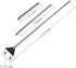 Stainless Steel Algae Scraper Cleaner with 10 Blades for Aquarium Glass Tank, Fish Plant