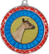 2.5" Dairy Goat Red Trellis Medal Silver, Goat Prizes, Kids Goat Trophy Medal Awards
