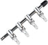Aquarium Air Valve 4 Way Inline Manifold Pump Tubing Splitter Lever Control Valve, 4-Pack