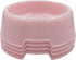 Dog Bowls Cat Bowls, Plastic Bowls, Pink, Set of 4