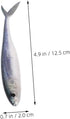 1 3D OSALADI Pair Soft Bionic Flying Fish Lures, PVC Reusable Sinking Artificial Bait for Saltwater Sea Fishing