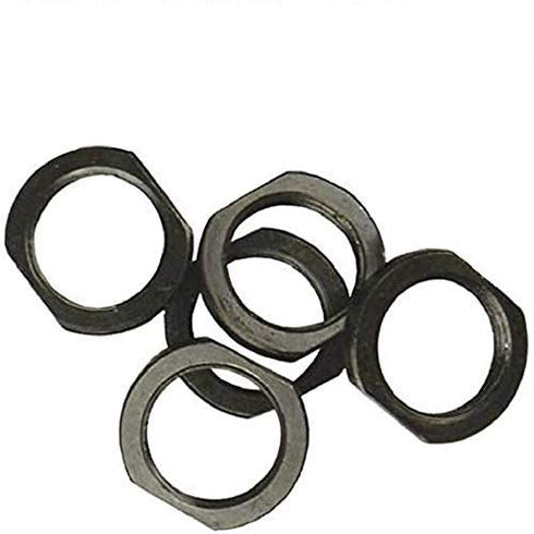 GOTICAL 5/8-24 Black Steel Jam Nut, 308, 7.62, 300, 5 Pcs