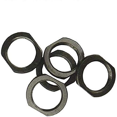 GOTICAL 5/8-24 Black Steel Jam Nut, 308, 7.62, 300, 5 Pcs