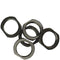 GOTICAL 5/8-24 Black Steel Jam Nut, 308, 7.62, 300, 5 Pcs