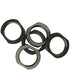 GOTICAL 5/8-24 Black Steel Jam Nut, 308, 7.62, 300, 5 Pcs