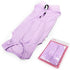 Cat Surgery Recovery Suit - Cat Onesie for Post-Surgery Wear, E-Collar Alternative for Cats (Purple-S)