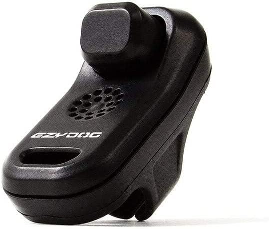 EzyDog Command Clicker, Ergonomic Dog Training Tool with Wrist Strap for Positive Reinforcement (Black)