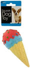 Ice Cream Cone Squeak Dog Toy