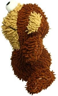 MIGHTY Microfiber Ball Monkey - Interactive Play Dog Toy with Squeaker, Strong & Tough, Machine Washable