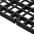 2pcs 30cm x 15cm Plastic Grid Divider Tray for Aquarium Fish Tank Bottom Isolation, Black