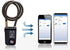 Smart Bluetooth Bike Lock with 110db Alarm, 47 inch Braided Steel Anti-Theft Lock for Scooter/Gate