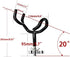 4PCS 20 Sure Grip Steel Degree Angle Rod Holder with Mounting Base Fishing Rod Holder for Boat, Ship, Yacht and More