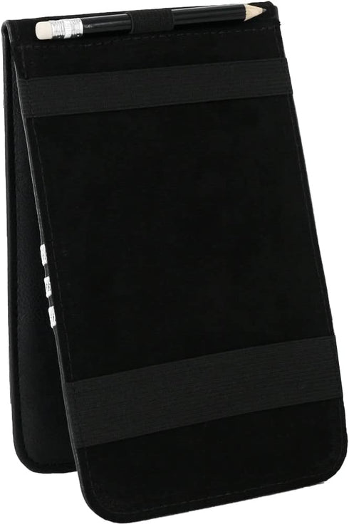 Golf Leather Scorecard Holder Cover with American Flag Golf Ball Marker, Free Pencil, 4.33 × 7.48 inches