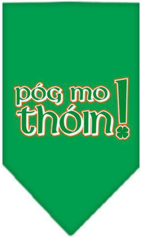Pog Mo Thoin Yellow Large Pet and Dog Bandana Screen Printed