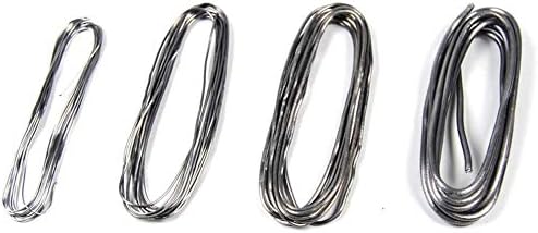GREATFISHING 4 Size/Set Soft Round Fly Tying Lead Wire Nymph Body Weight Thread for Saltwater