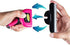 DakPets Stainless Steel Pet Deshedding Tool - Grooming Brush for Cats and Dogs, Pink, 4 inches.