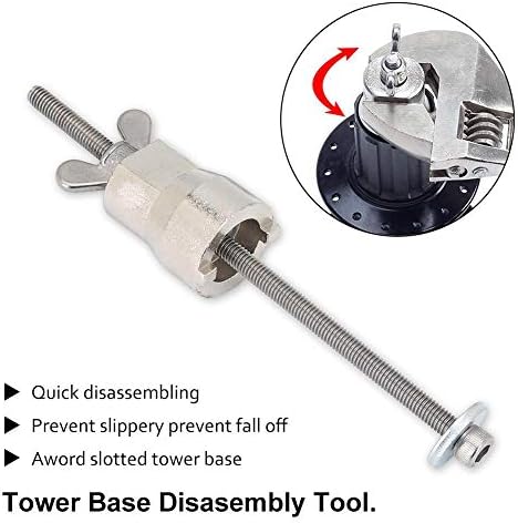 Stainless Steel Hub Remove Repair Tool - Accessory for Mountain Road Freehubs Body Install and Repair